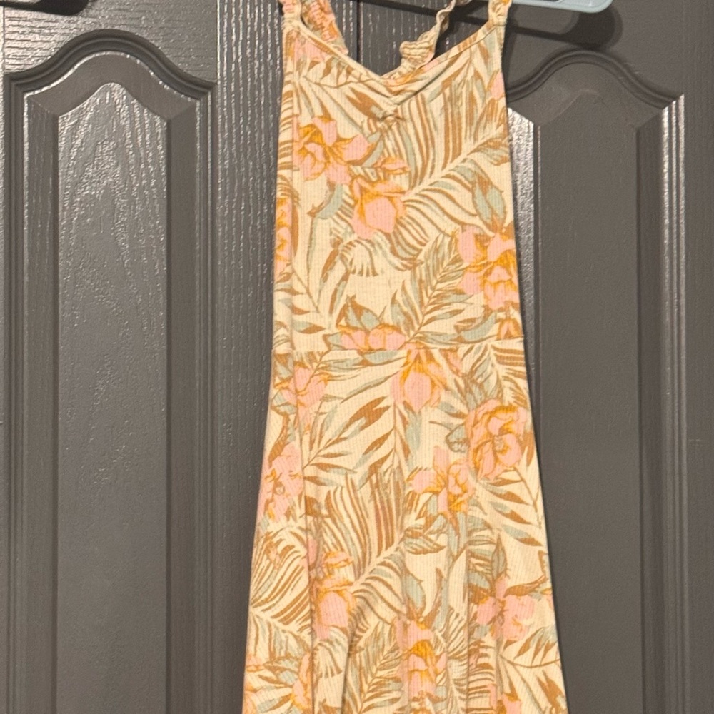 Floral Print Sleeveless Dress